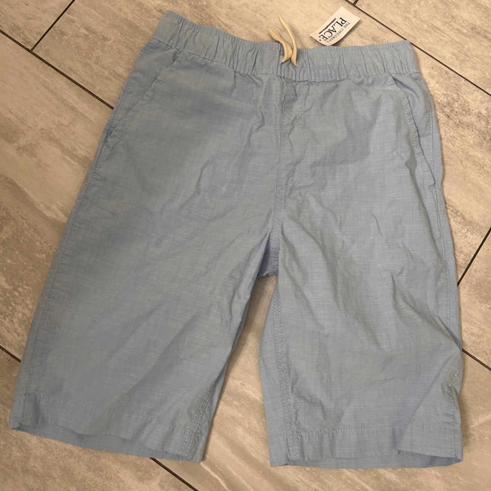 The children’s place boys pull on shorts size 14 sky blue